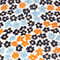 WEISS/ HELLBLAU/ ORANGE