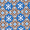 BLAU/ HELLBLAU/ CAMEL