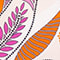 ECRU/ LILA/ ORANGE