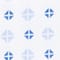 WEISS/ BLAU/ HELLBLAU