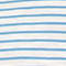 WEISS/ HELLBLAU GESTREIFT