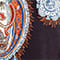 DUNKELBLAU/ ECRU/ ORANGE