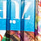 BLAU/ GRÜN/ ROT