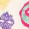 ECRU/ GELB/ PINK