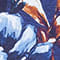 BLAU/ COGNAC/ WEISS