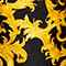 SCHWARZ/ DUNKELGELB/ GOLD