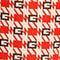 CREME/ ROT/ DUNKELBRAUN