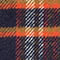 BLAU/ ORANGE/ COGNAC