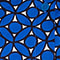 BLAU/ SCHWARZ/ WEISS