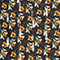 SCHWARZ/ GRÜN/ ORANGE