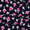 DUNKELBLAU/ WEISS/ PINK