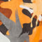 NEONORANGE/ GRAU/ CREME