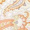 ECRU/ HELLGRÜN/ ORANGE