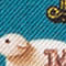 BLAU/ CREME/ GELB