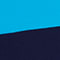HELLBLAU/ DUNKELBLAU/ WEISS
