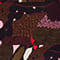 DUNKELBLAU/ FUCHSIA/ OLIV