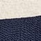 CREAM/ DARK BLUE
