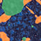 BLAU/ ORANGE/ GRÜN