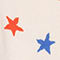 CREME/ BLAU/ ROT