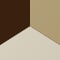 WEISS/ DUNKELBRAUN/ BEIGE