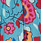 BLAU/ DUNKELROT/ ORANGE
