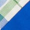 BLAU/ GRÜN/ ECRU