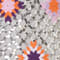 SILBER/ ORANGE/ LILA