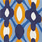 BLAU/ DUNKELBLAU/ ORANGE