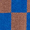 BLAU/ COGNAC