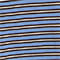 BLAU/ DUNKELBRAUN/ WEISS