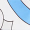 WHITE/ BLUE/ NUDE