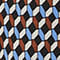 CREME/ HELLBLAU/ SCHWARZ