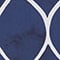 BLAU/ ECRU
