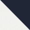 WHITE/ DARK BLUE