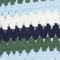 DARK GREEN/ LIGHT BLUE/ WHITE