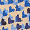 BEIGE/ BLAU