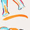 WEISS/ ORANGE/ ROSA