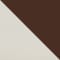 WHITE/ DARK RED