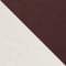 WHITE/ DARK RED