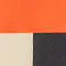 ORANGE/ BEIGE/ SCHWARZ