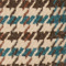 ECRU/ TURQUOISE/ BROWN