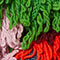 GREEN/ ORANGE/ ROSE