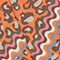 ORANGE/ DUNKELBRAUN/ BEIGE