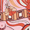 ROSA/ DUNKELORANGE/ BEIGE