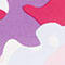 WEISS/ HELLBLAU/ FUCHSIA