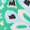 GREEN/ LIGHT BLUE/ CREAM