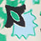 GRÜN/ HELLBLAU/ CREME