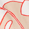 BEIGE/ WEISS/ ROT