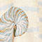 ECRU/ LIGHT BLUE/ GREEN