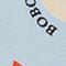HELLBLAU/ ROT/ ECRU